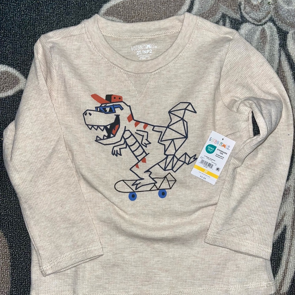 Brand new Garanimals graphic long sleeve shirt.